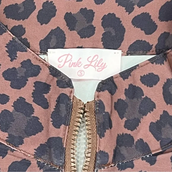 PINK LILY BROWN SPOTTED SWEETHEART
WINDBREAKER AND LINED ACTIVE SHORTS - Picture 8 of 11